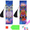 2 Stücke Diamond Painting Lesezeichen Set Erwachsene, DIY Diamant Malerei Lesezeichen Leder, Kinder Bookmark 5D Diamant Painting Bilder Eule mit Kristall Anhänger für Seiten Markierungen