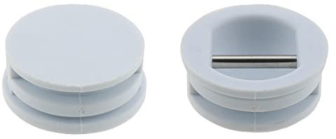 E-outstanding Surf Leash Plug 2PCS 30x12.5mm/1.18x0.5inch Surfboard Longboard Leash Plug White Boat Plug Plastic Round Board Cup Plug