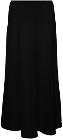 VERO MODA Damen Maxirock mit elastischem Bund und A-Linie-Schnitt