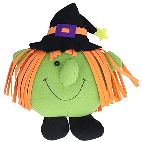 Jauarta Kürbis-Plüschtier, Kreativ, Lustig, Gefüllt, Dekorative Puppe, Zuhause, Halloween-Party (Grün)