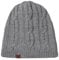 SealSkinz Blakeney Strickmütze für kaltes Wetter, mit Zopfmuster, wasserdicht, hellgrau, Größe S/M