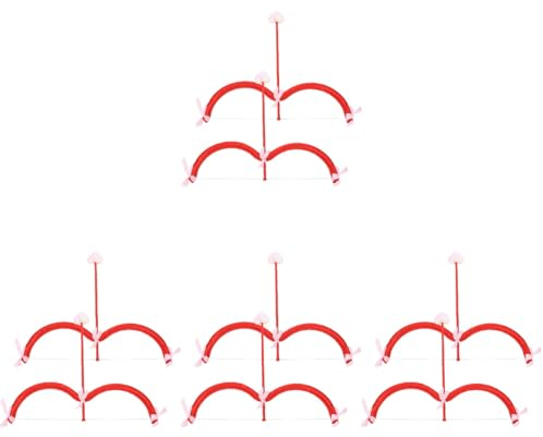Theaque Amor Pfeil und Bogen Set Schäume Amor Kostüm Amor Pfeil Zubehör Halloween Valentinstag Cosplay Kostüm Party Fotografie Requisiten (8 Pack)