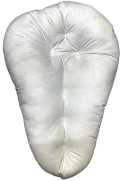 PILLOWS WITH A PURPOSE Jumbo Ischiasnervkissen zur Schmerzlinderung, hypoallergen, sattelförmiges Kissen mit Bezug