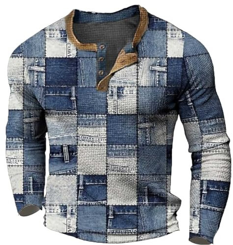 Flash Deals of The Day Mens Thermal Top 3XL Thermal T Shirts for Men UK White T Shirt Long Sleeve Long Sleeve T-Shirts Hawiannan Fancy Dress Summer Polo Shirts for Men Warehouse Clearance
