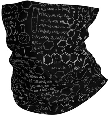 EBOSCUJW Chemie, Bandana-Halsmanschette, weicher Gesichtsschutz, Halswärmer, Schlauch, halbe Gesichtsmaske, Schal, Sturmhaube