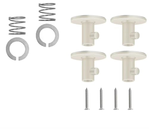 Quick Install Spring and Washer for KitchenAid Tilt-head & Bowl-lift Mixers 3.5 Quarts to 7 Quarts (2 pack), W/ 4 Set of Stand Mixer Attachment Holders