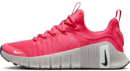 Nike Women's Free Metcon 6 Workout Shoe, Aster Pink Black Lt Iron Ore Pale Ivory, 3.5 UK