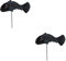 Parliky 2 Stücke Realistische Dekorative Fisch Statue Garten Fisch Stake Harz Fisch Ornament Outdoor Yard Art Home Decor