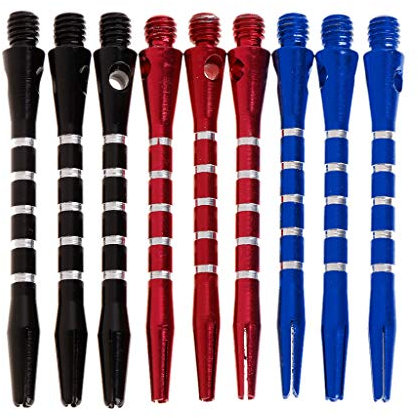 MHADBKH 9Pcs Spielzeug Sport Spiel Anzug Für Eggen Aluminium Darts Wellen Vorbauten Ziel Grip Werfen Zubehör