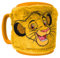 Pyramid International Tasse pelucheuse Le Roi Lion (Simba Smiling Face), 440 ML – Tasse Confortable et Charmante avec Manchon Amovible pour Les Fans du Roi Lion avec Simba, Taille Unique