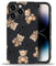 artslion Aesthetic Hülle für iPhone 15 Pro mit Muster, Stoßfest & Kratzfest Anti-Rutsch Schutzhülle Teddybär Design
