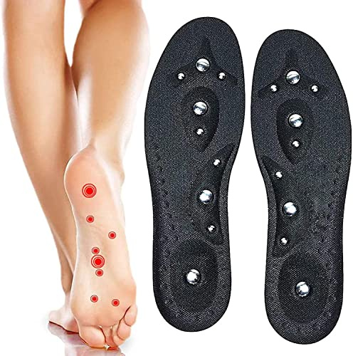 Innersulor. Massage innersula Hälsa Fot Magnetisk Terapi Magnet Akupressur Sko Stövlar Kuddar for kvinnor och män(S)
