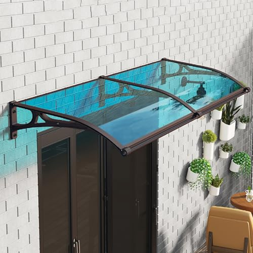 Outdoor Sun Shade for Windows & Doors Patio Canopy Awning UV Protection Awning Exterior Door Shade Entrance Sunshade WeatherResistant Sun Screen.