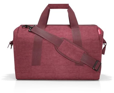 reisenthel Allrounder L Twist Maroon – Vielfältige Doktortasche zum Reisen, für die Arbeit oder Freizeit – Mit funktional-stylischem Design