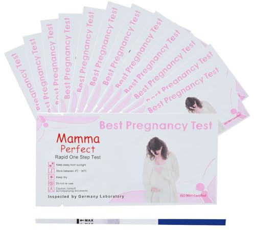 EIHI 30 Stück Schwangerschaftstest Frühtest,Schwangerschaftstestreifen,Teststreifen Schnellerkennung,Zuverlässigen Ergebnissen,Produkte für Frauen,Zubehör