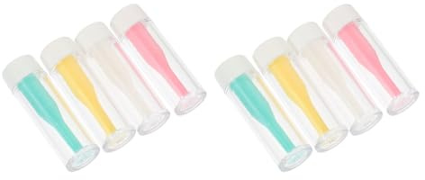 ibasenice Removedores de Lentes de Contacto de Silicona 10 Unidades Aplicadores Portátiles Ventosa Flexible para Lentes Esclerales y Rgp Prácticos para Uso Diario y Viaje
