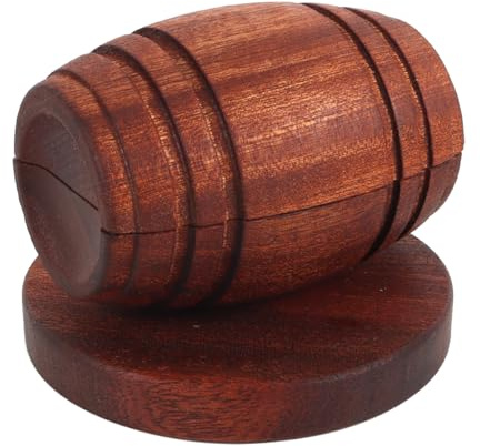 ANCLLO Barrel Shaped Smoker and Filter Screen,Smoke Barrel Cocktail Smoker,Portable Wood Multifunctional Gifts