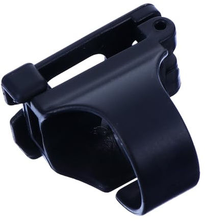 LOORGVEL Schnorchelhalterung 10 Stück aus Kunststoff Schwarz Reißfester Schnorchelclip mit Flexiblem Schnorchelband für Tauchausrüstung und Schnorcheln