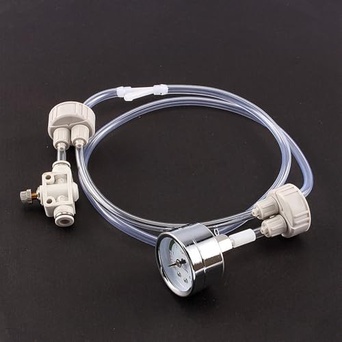 Alomejor Generador de CO2 para Acuario, Manómetro de Fácil Operación, Kit de Generación de CO2 para Plantas