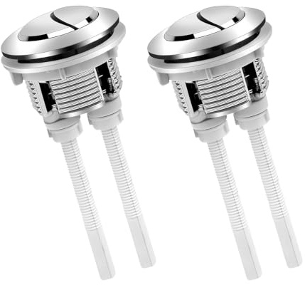 ZWWOGE Botón Cisterna WC Universal, Doble Descarga, Kit Repuesto Pulsador