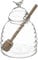 5five - vasetto di Honey da 400 ml con cucchiaio