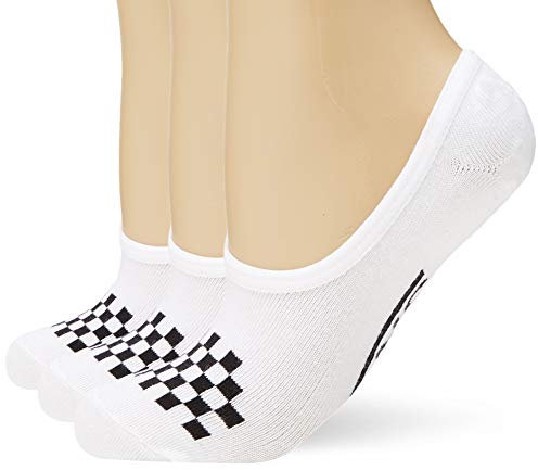 Vans Wm Classic Canoodle 6.5-10 3pk, Calze Donna, Bianco (White-Black Yb), Taglia unica (Taglia Produttore: OS)