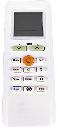 RG70A/BGEF - Mando a distancia de repuesto para aire acondicionado Midea para RG70E/BGEF RG70C/BGEF RG70E1/bgef
