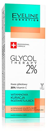 Eveline Cosmetics Glycol Therapy 2% Vitamin-Aufhellungsbehandlung, 18 ml