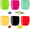 PLATINUX Bunte Elegante Trinkgläser aus Glas 260ml (max. 310ml) Set 6 Teilig Wassergläser Saftgläser Whiskeygläser