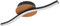 etc-shop Deckenleuchte Wohnzimmerlampe LED Holz Deckenlampe schwarz Deckenlampe Schlafzimmer, Metall Acryl,1x LED 6W 500Lm 3000K, LxBxH 39,5x13x7 cm