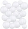 LIHAO Weiße Papierlaternen, dekorative chinesische Laternen für Hochzeitsdekoration, Braut, Babyparty, Weihnachten, Geburtstag, Party-Dekorationen, DIY Handwerk (Größe 15,2 cm, 20,3 cm, 25,4 cm, 30,5