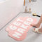 FPYWO Badematte mit Aufschrift Get Naked, niedlich, weich, rutschfest, für Badezimmer, Wohnung, Dekoration, maschinenwaschbar, 85,1 x 50,8 cm, Rosa