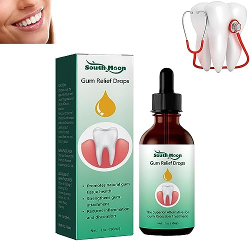 Gum Regrowth Tropfen,Zahnfleischregenerationstropfen,Behandlungstropfen zur Zahnfleischregeneration,Zahnaufhellungsserum,Zahnfleisch einfach erneuern,Reparatur für zurückgehendes Zahnfleisch (1PC)