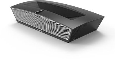 CASIRIS H6 Ultra Short Throw Smart Projector, 4K Triple Laser 3000 ANSI Lumens, Active 3D, 150, HDR10, 110% BT.2020 Home Cinema UST Laser TV Projector
