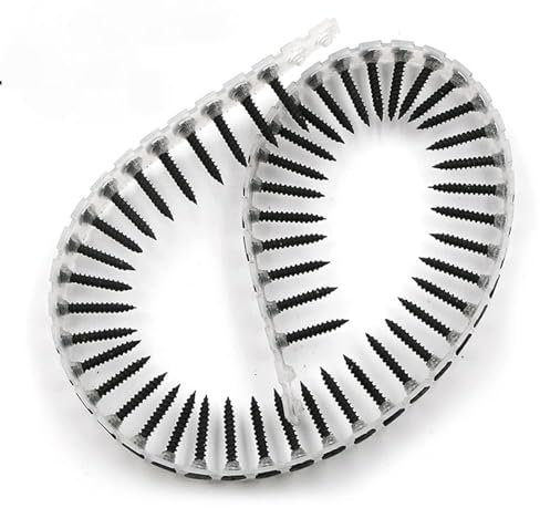 BBTISG 5 Pcs Automatic Screw Nail Chain, 25mm Screw Spike Chain Screw Drill Chain Adapter Automatic Chain Screw Nail Adapter Chain Nail Woodworking Tool for Electricdrill Chain Nail