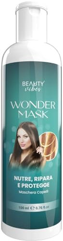 Wonder Mask Mascarilla Reparadora Profesional – Tratamiento Intensivo para Cabello Dañado y Seco | Nutrición Profunda con Ingredientes Naturales | 200 ml