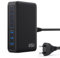 415W Cargador USB C Multiple, GAN IV 8-Port USB Charger Carga Rápida con Doble PD 100W, QC PPS Alimentador USB Multiple Cargador Tipo C para MacBook Air/Pro, iPhone, iPad Pro, Samsung, Huawei-Negro