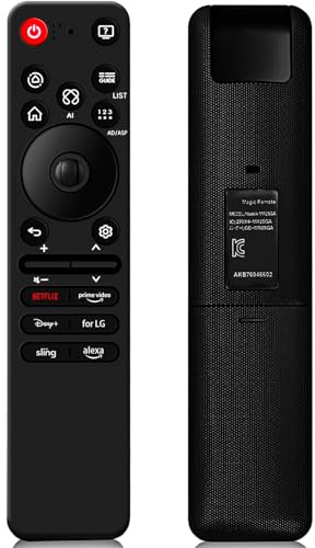 per LG AI Magic Telecomando con Voice e BT, AN-MR25GA, compatibile con TV LED OLED QNED UHD 2022 2023 2024, supporta Air Mouse Alexa