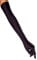 Heavelove Sexy Black Long Gloves Elbow Length Satin Gloves