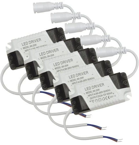 LED ATOMANT Pack 5x Driver Downlight - Panel - Plafon Led 14-20W DC para todo tipo de panel o plafon LED Standard. Cumple CE y ROHS.