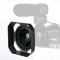 Paraluce per fotocamera 37mm-72mm, paraluce quadrato parasole/scudo, riduce il riflesso e il riverbero dell'obiettivo per videocamera digitale e videocamera