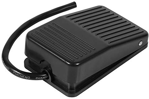 Interruptor Pedal Plástico 220V 10A para Control Industrial