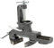 Table Vice 80mm Workshop Bench Vice Clamp with 360° Rotating Clamp Head for Tool Material Clamping Fixing, Rotatable Engineer Table Bench Vice Clamp, Cast Iron