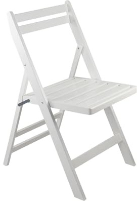THINIA HOME - Silla de Comedor Plegable, Madera de Haya, Salón, Cocina, Diseño Portátil, Estilo Moderno, Dimensiones 42.5x47.5x79cm (Largo x Ancho x Alto), Carga Máx. 90kg, Variedad de Colores