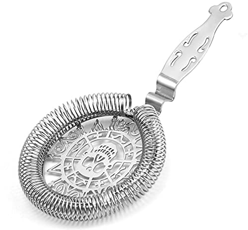 Colino da cocktail con molla, in acciaio inox, per baristi, filtro per ghiaccio, facile da pulire, per baristi