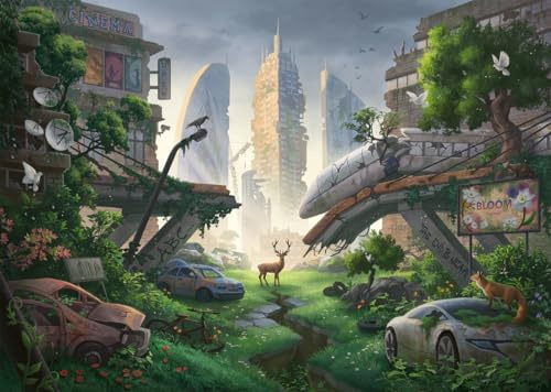 Ravensburger - Puzzle: Escape Room Apocalyptic City, 368 Pieces, Puzzles for Adults, Puzzles for Adults, Gifts from 14 Years, 70x50cm