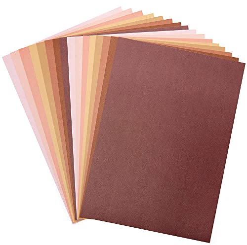 Baker Ross Papier Cartonné Couleur Chair - Lot de 56, Papier Loisirs Creatifs (FX273)