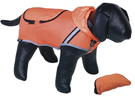 Nobby Hundemantel RAINY, neon orange 36 cm, 1 Stück