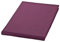 MOON Premium Mako Satin Bettlaken 150x250 ohne Gummizug aubergine
