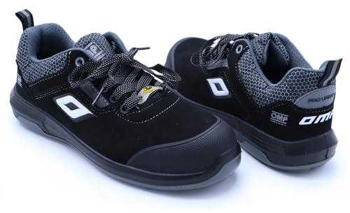 OMP MECCANICA Sicherheitsschuhe S3 ESD PRO URBAN GRÖßE 48 SCHWARZ/GRAU - Arbeitsschuhe METALLFREI UND rutschfest